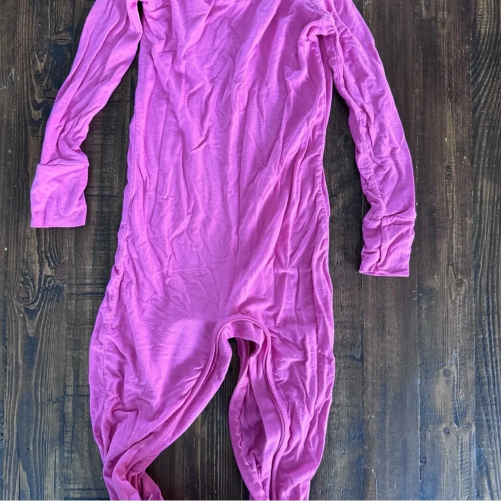 Little Sleepies Vibrant Pink Footie - Picture 1 of 3